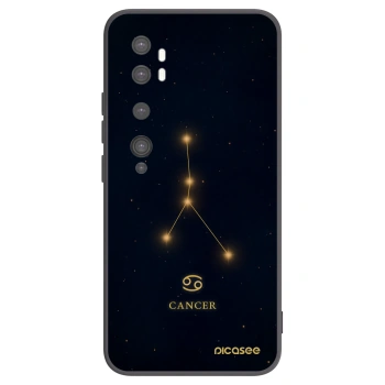 Picasee crna silikonska maskica za Xiaomi Mi Note 10 (Pro) - CANCER