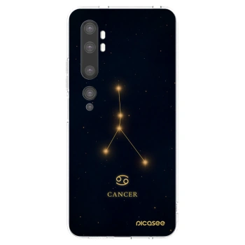 Picasee silikonska prozirna maskica za Xiaomi Mi Note 10 (Pro) - CANCER