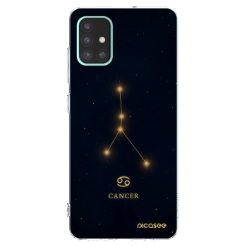 Picasee silikonska prozirna maskica za Samsung Galaxy A51 A515F - CANCER