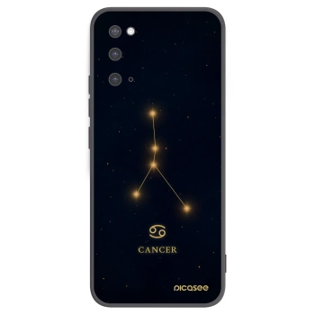 Picasee crna silikonska maskica za Samsung Galaxy S20 G980F - CANCER