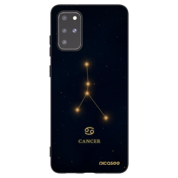 Picasee crna silikonska maskica za Samsung Galaxy S20+ G985F - CANCER
