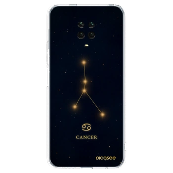 Picasee silikonska prozirna maskica za Xiaomi Redmi Note 9 Pro - CANCER