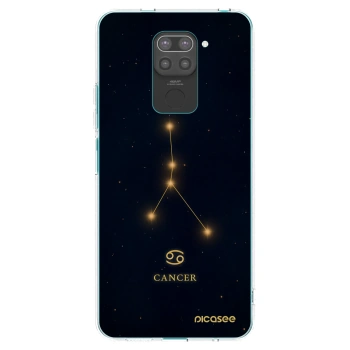 Picasee crna silikonska maskica za Xiaomi Redmi Note 9 - CANCER