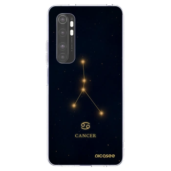Picasee silikonska prozirna maskica za Xiaomi Mi Note 10 Lite - CANCER