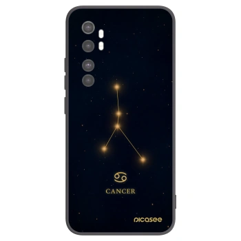 Picasee crna silikonska maskica za Xiaomi Mi Note 10 Lite - CANCER