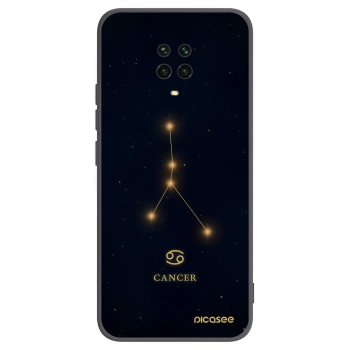Picasee crna silikonska maskica za Xiaomi Redmi Note 9S - CANCER