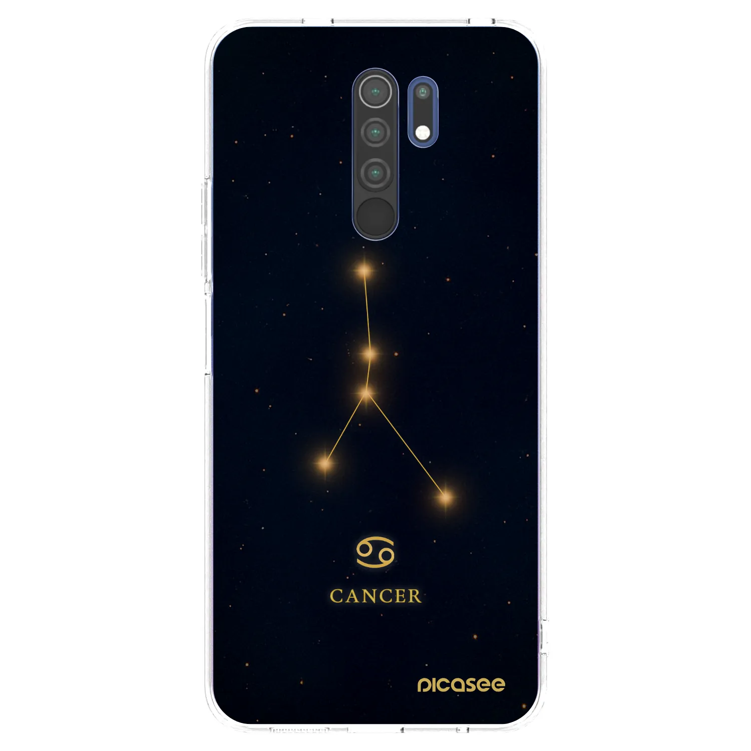 Picasee silikonska prozirna maskica za Xiaomi Redmi 9 - CANCER