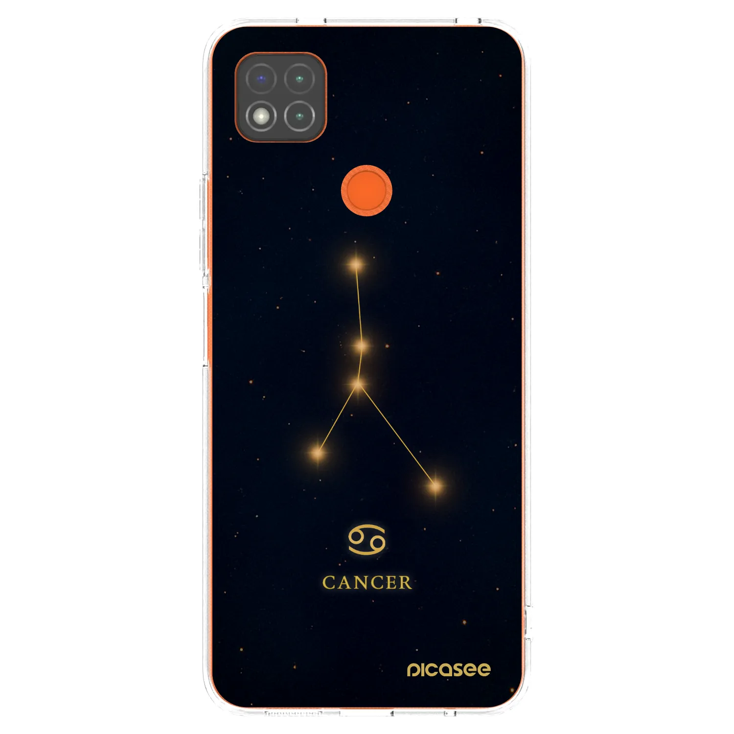 Picasee silikonska prozirna maskica za Xiaomi Redmi 9C - CANCER