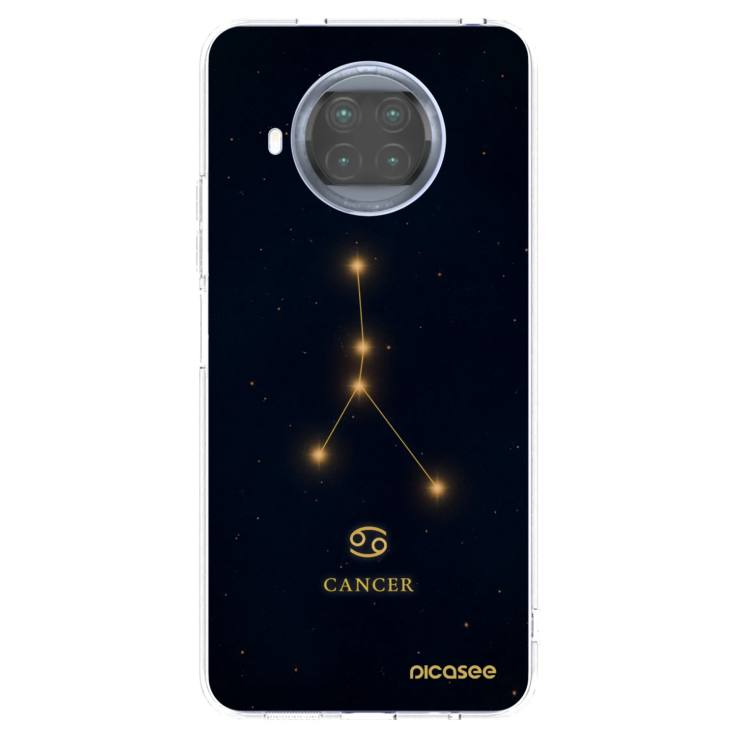 Picasee silikonska prozirna maskica za Xiaomi Mi 10T Lite - CANCER