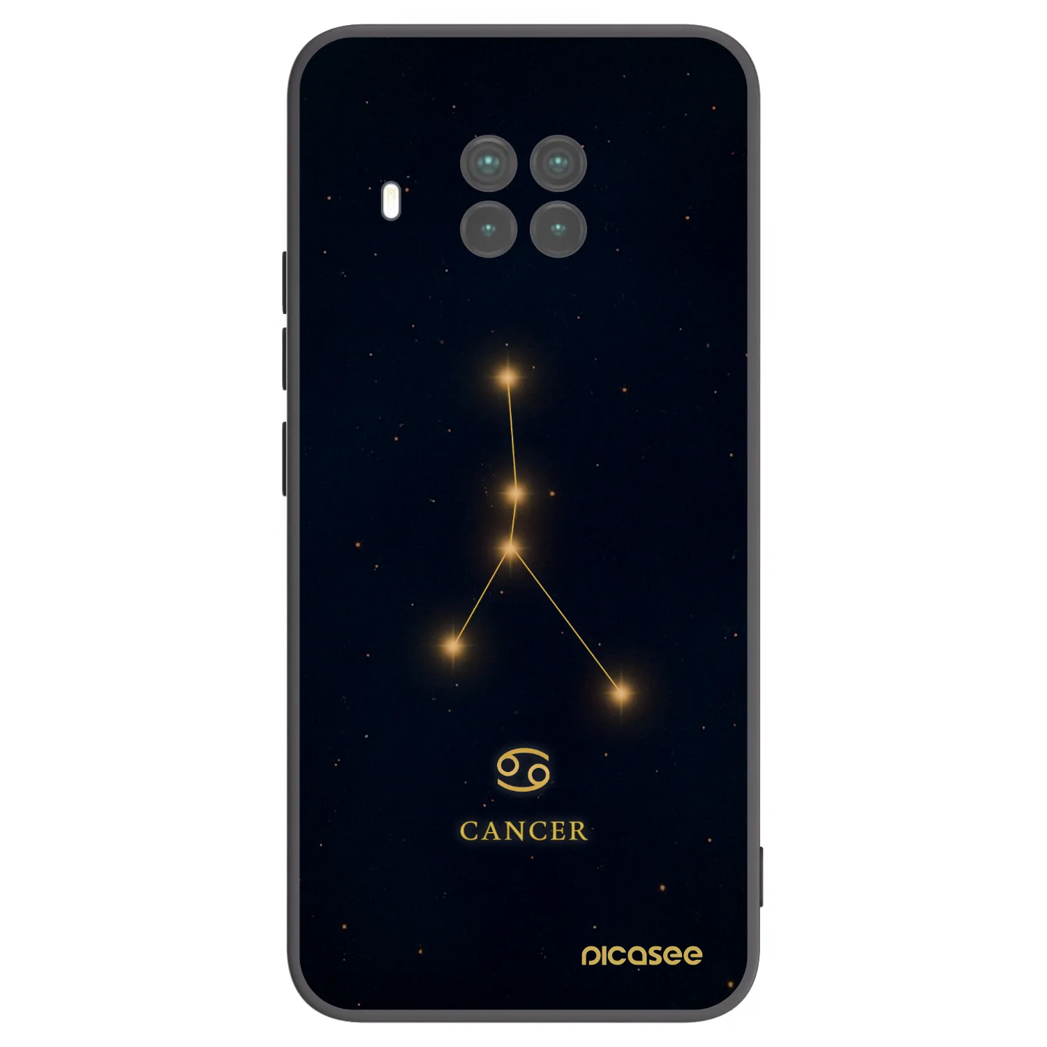 Picasee crna silikonska maskica za Xiaomi Mi 10T Lite - CANCER