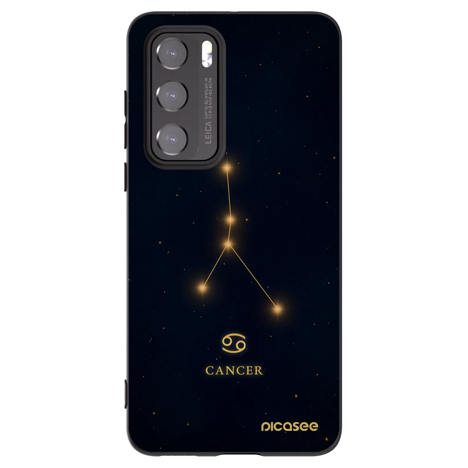 Picasee crna silikonska maskica za Huawei P40 - CANCER