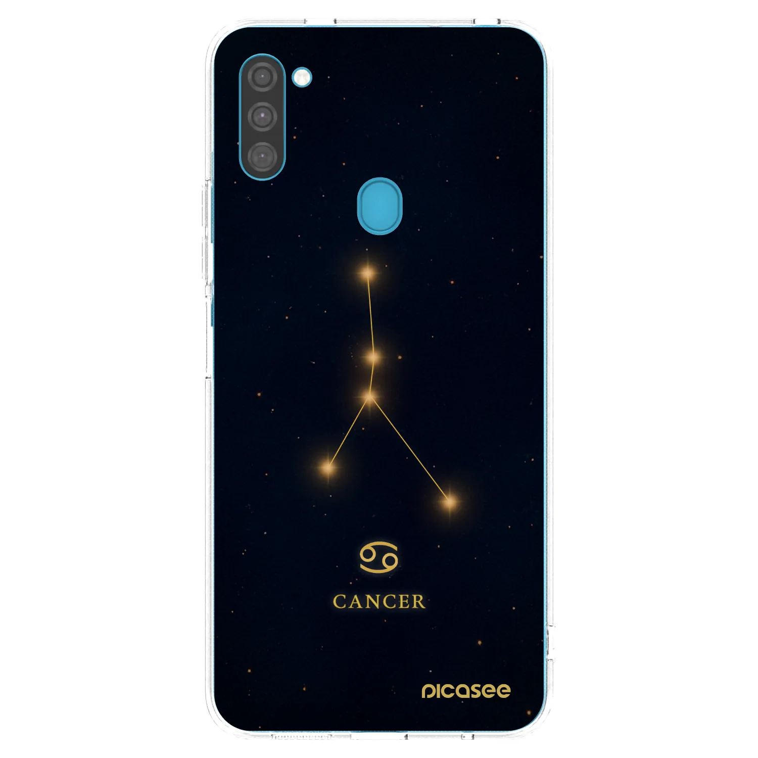 Picasee silikonska prozirna maskica za Samsung Galaxy M11 - CANCER