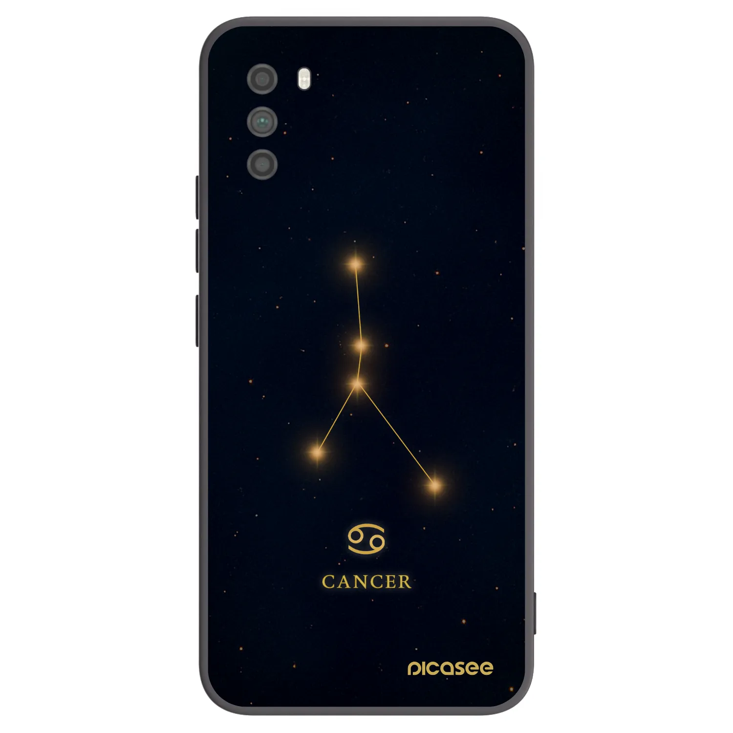 Picasee crna silikonska maskica za Xiaomi Poco M3 - CANCER