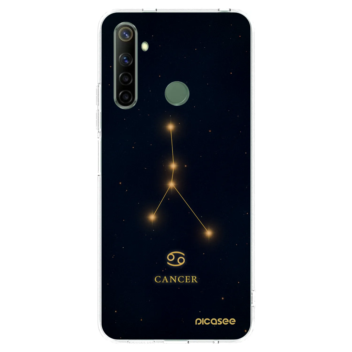 Picasee silikonska prozirna maskica za Realme 6i - CANCER