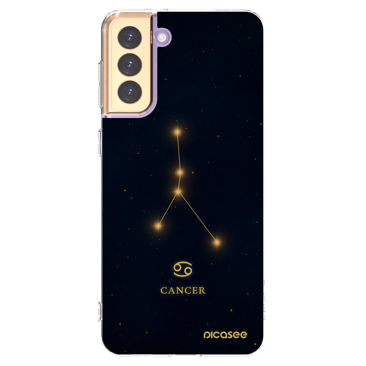 Picasee silikonska prozirna maskica za Samsung Galaxy S21+ 5G G996F - CANCER