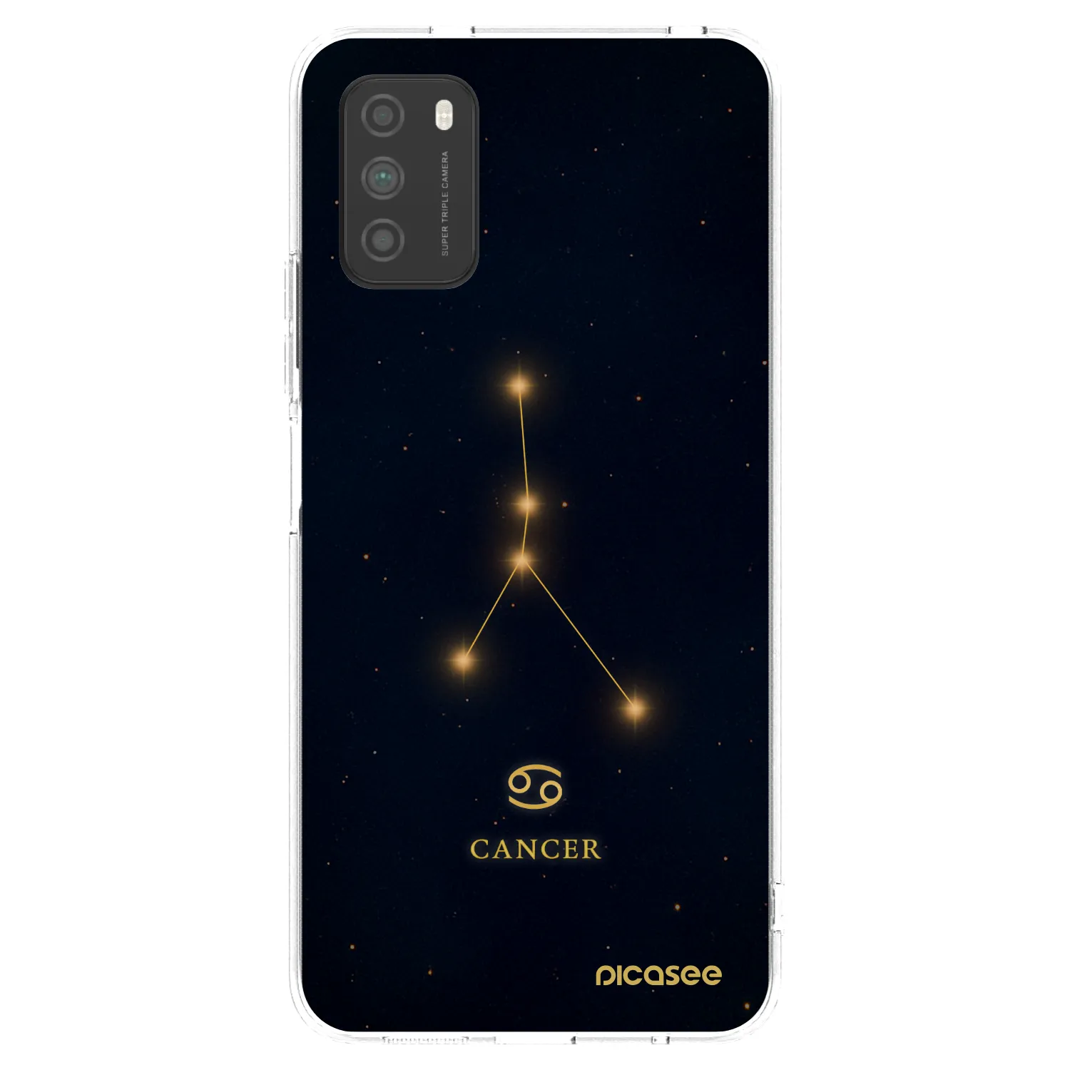 Picasee silikonska prozirna maskica za Xiaomi Poco M3 - CANCER