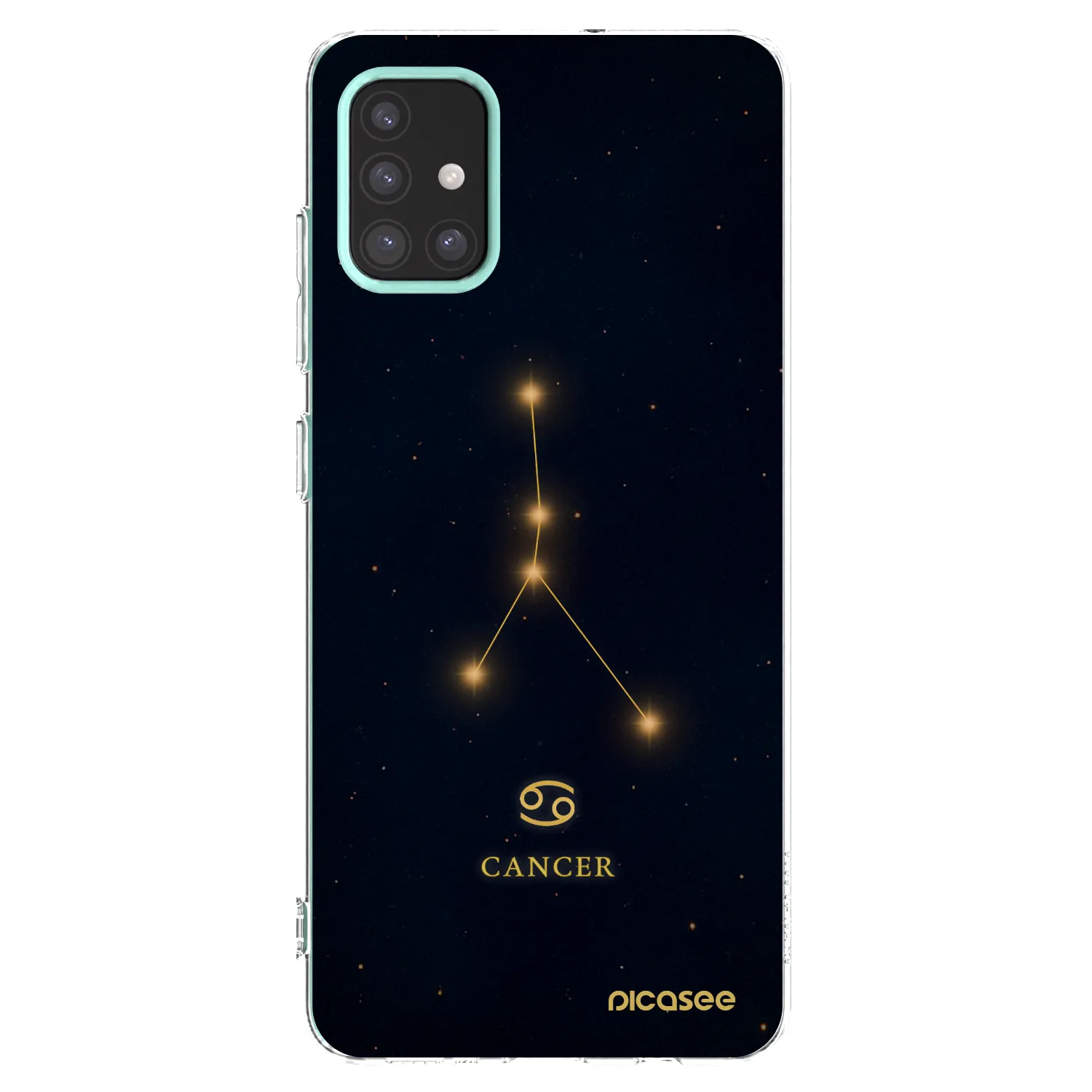 Picasee silikonska prozirna maskica za Samsung Galaxy M31s - CANCER