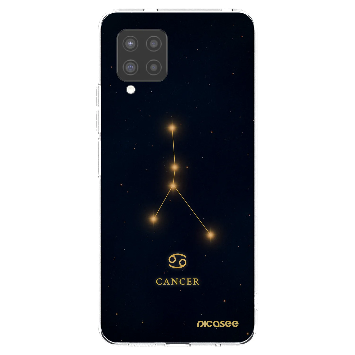 Picasee silikonska prozirna maskica za Samsung Galaxy A42 A426B - CANCER