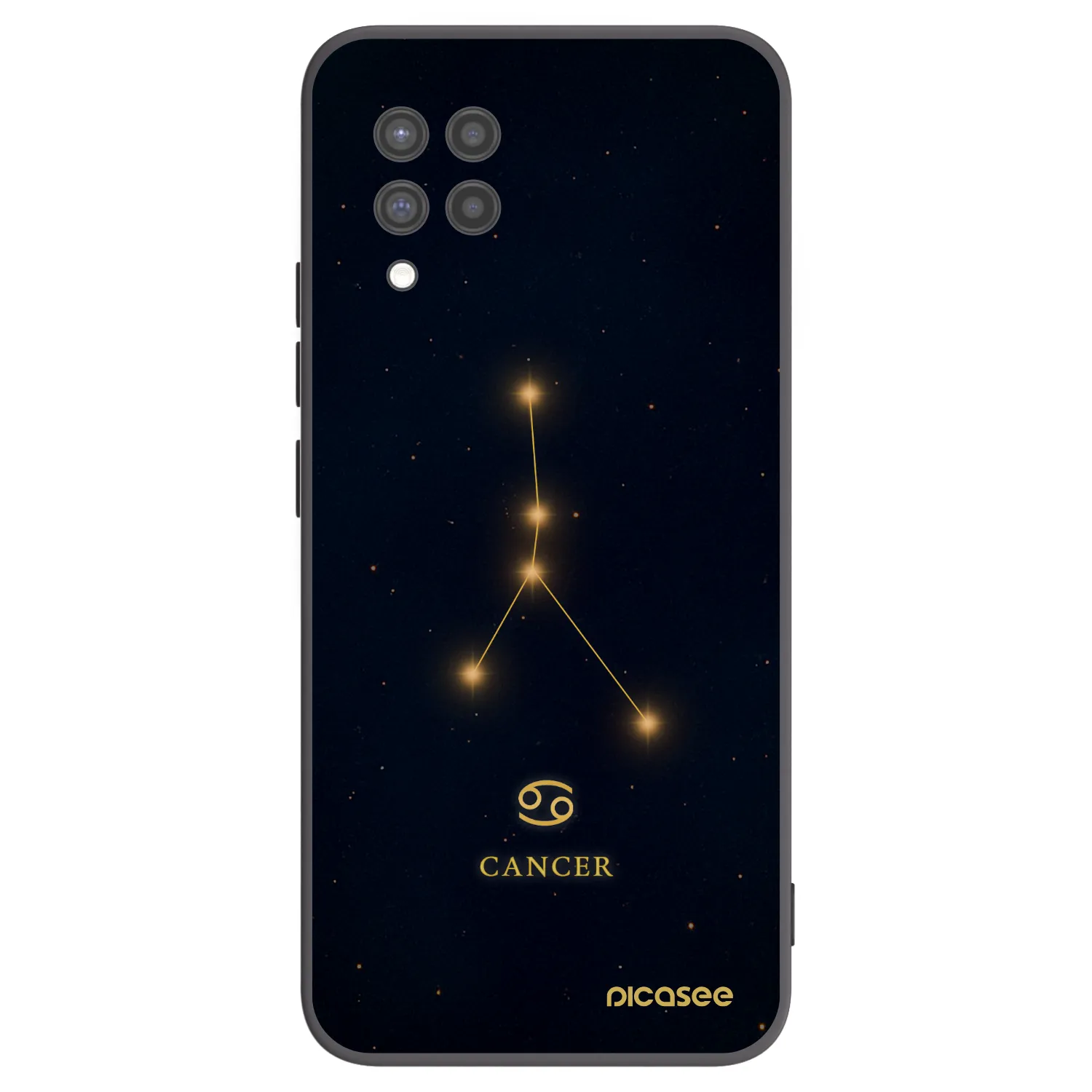 Picasee crna silikonska maskica za Samsung Galaxy A42 A426B - CANCER