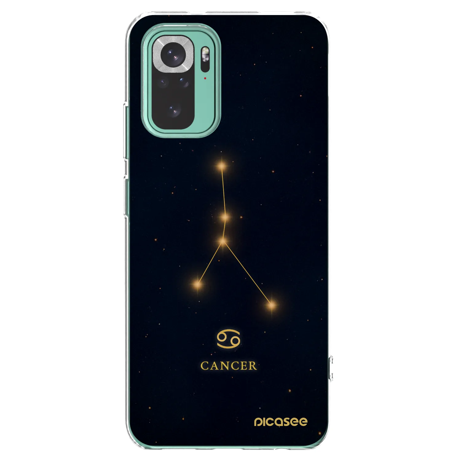 Picasee silikonska prozirna maskica za Xiaomi Redmi Note 10 Pro - CANCER