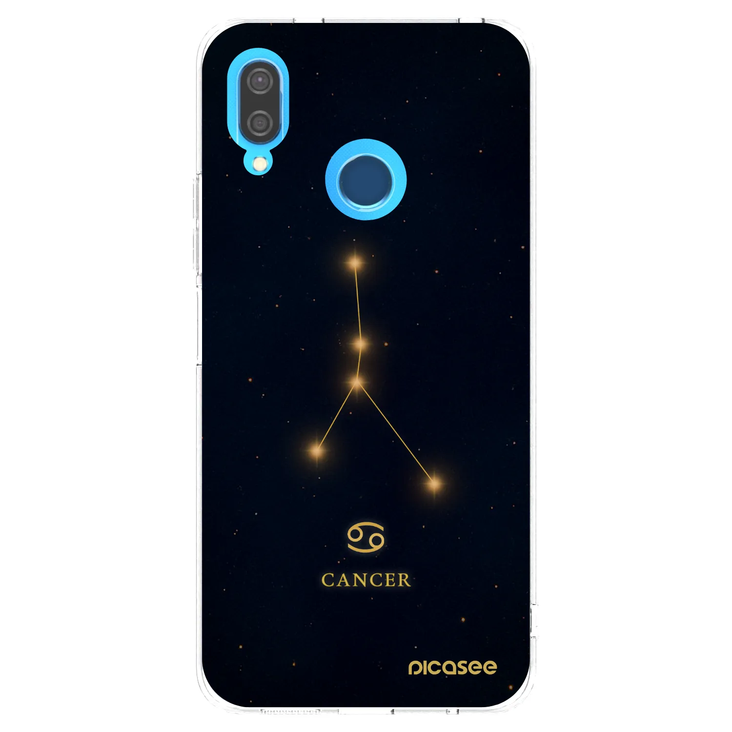 Picasee silikonska prozirna maskica za Huawei P20 Lite - CANCER