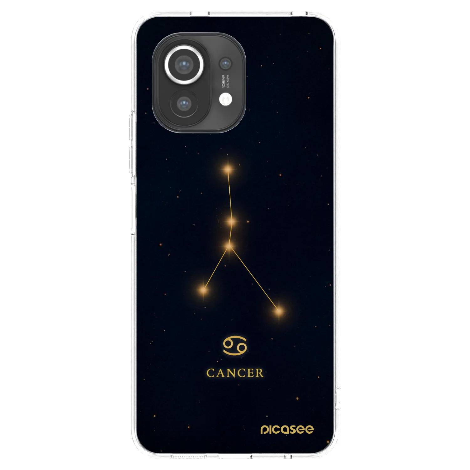 Picasee silikonska prozirna maskica za Xiaomi Mi 11 - CANCER