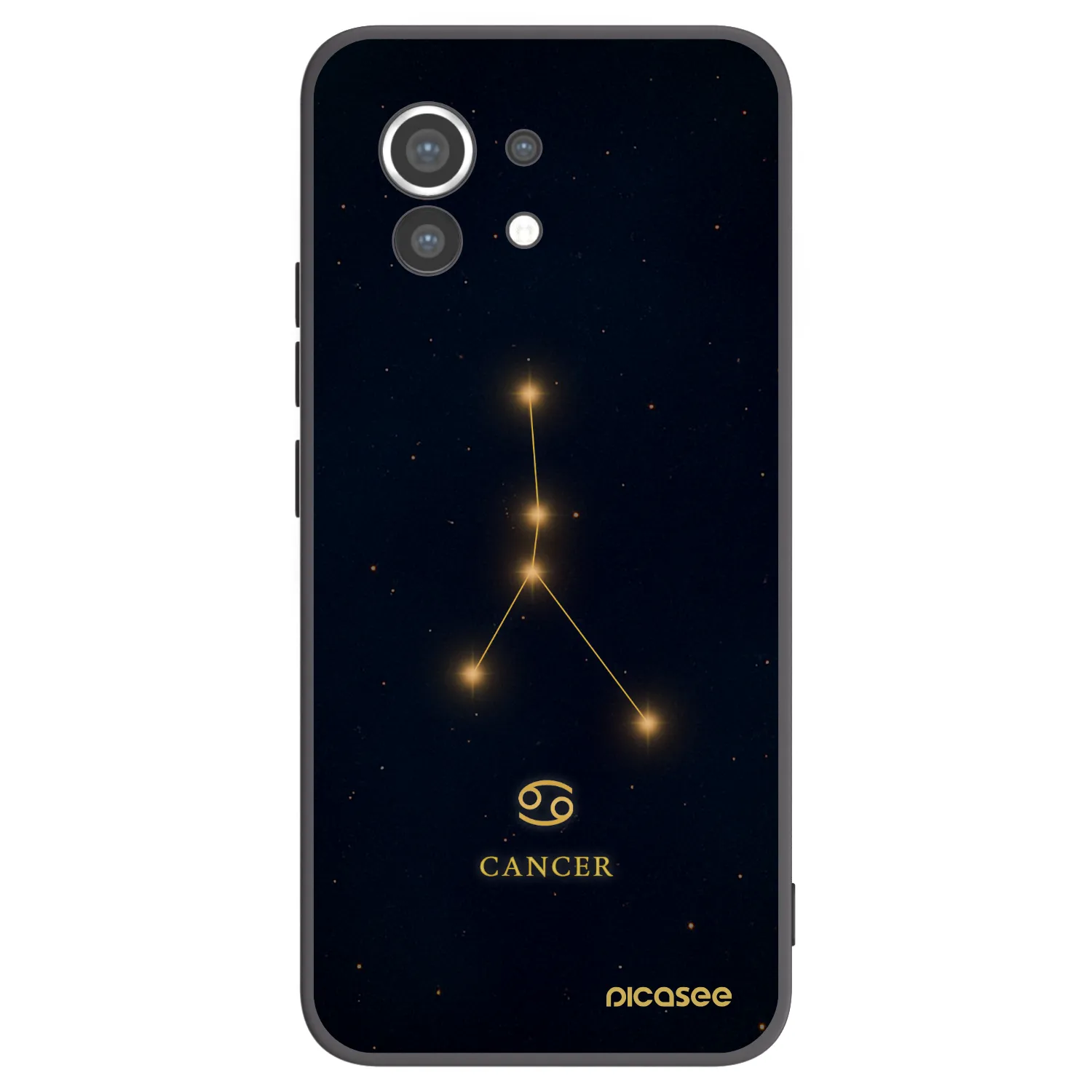 Picasee crna silikonska maskica za Xiaomi Mi 11 - CANCER
