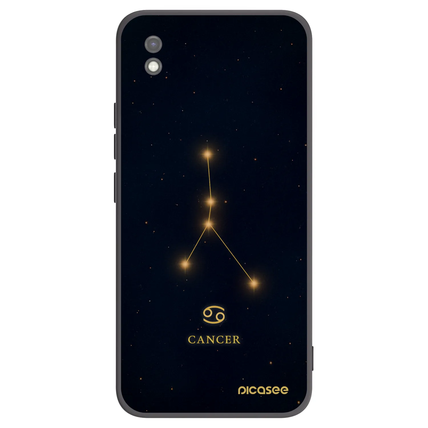 Picasee crna silikonska maskica za Xiaomi Redmi 9AT - CANCER