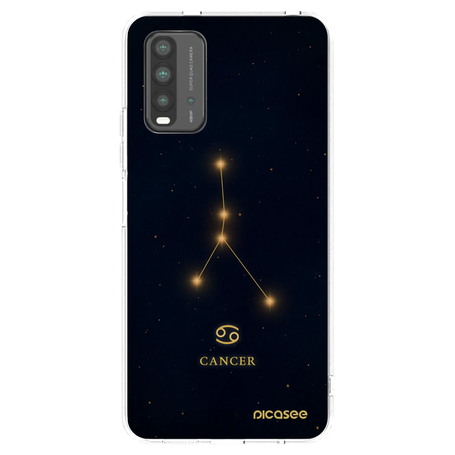 Picasee silikonska prozirna maskica za Xiaomi Redmi 9T - CANCER