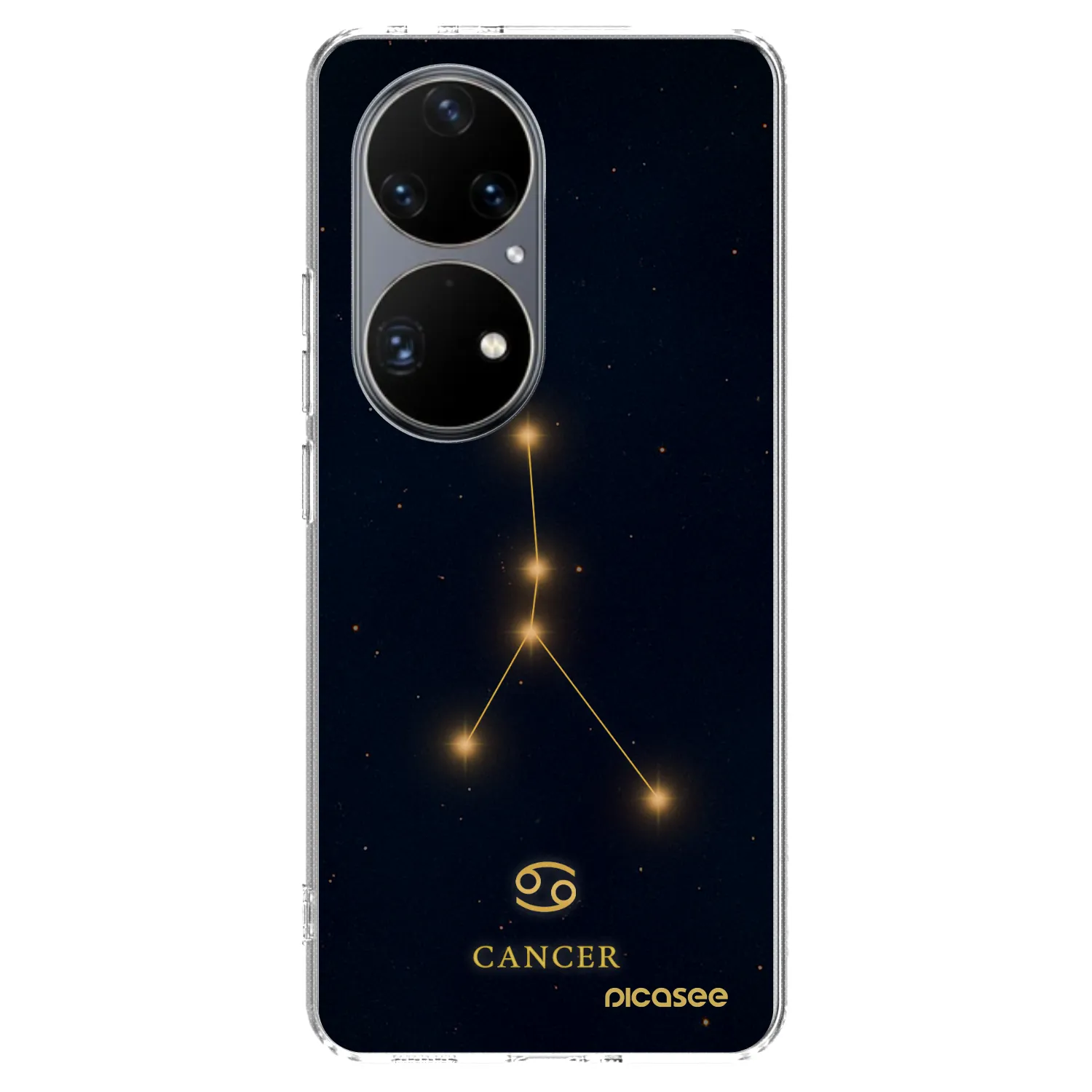 Picasee silikonska prozirna maskica za Huawei P50 - CANCER