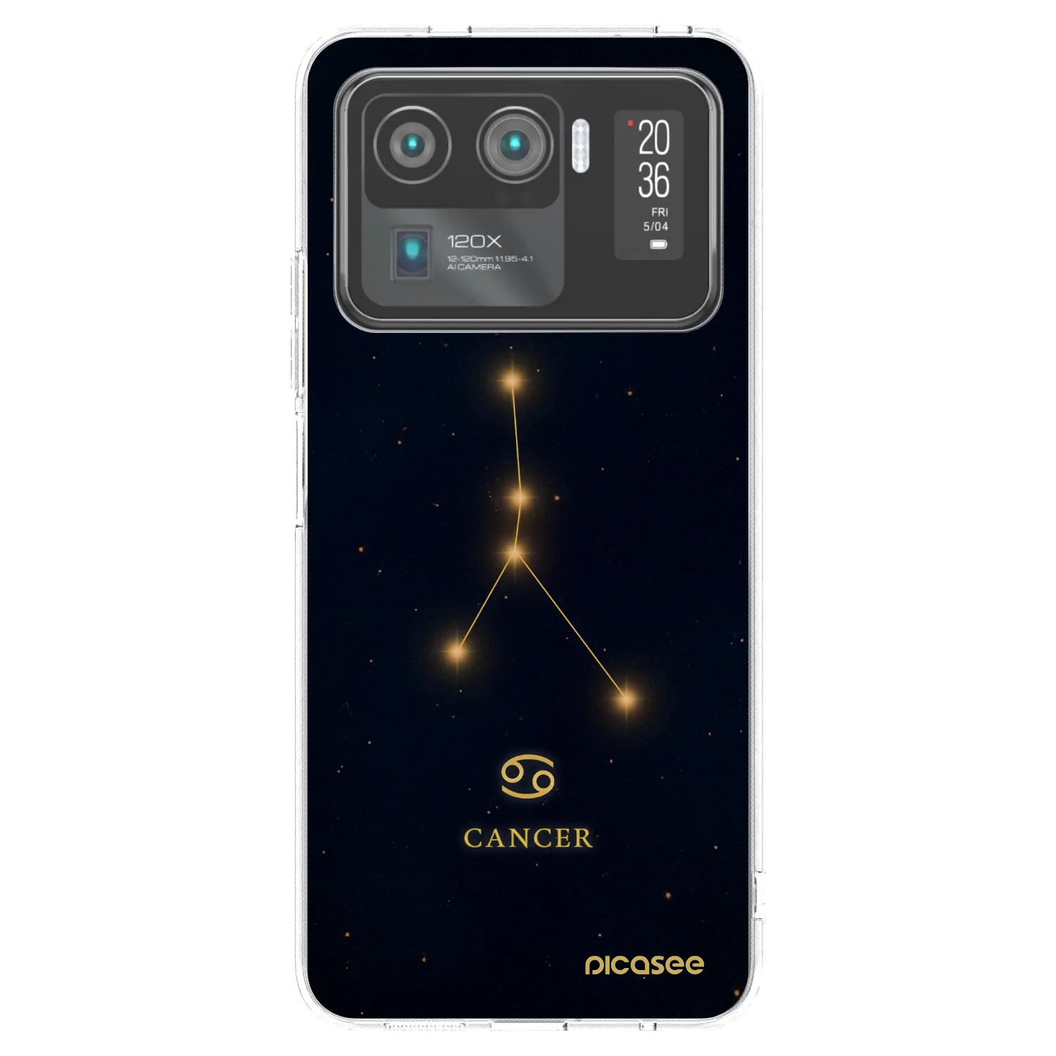 Picasee silikonska prozirna maskica za Xiaomi Mi 11 Ultra - CANCER