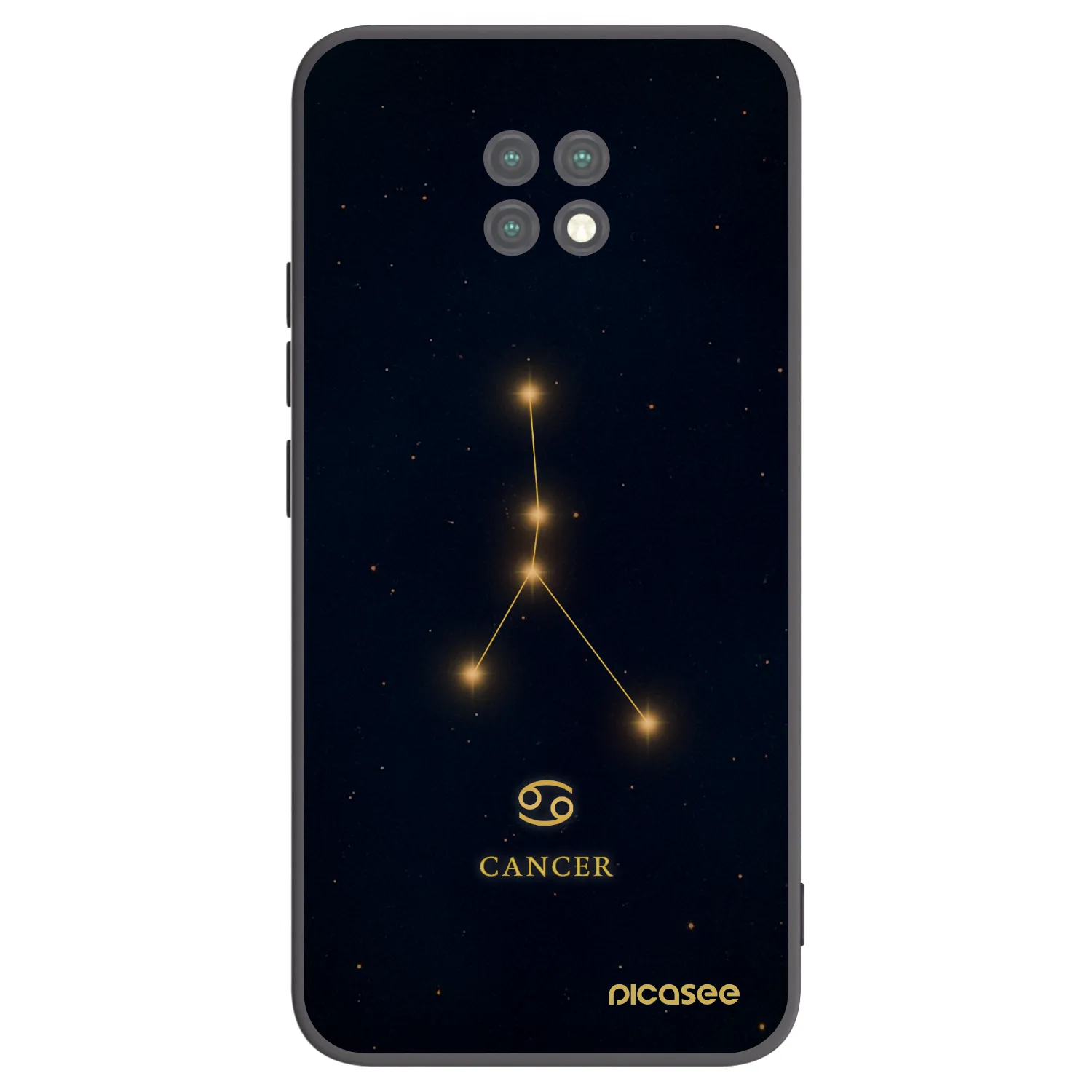 Picasee crna silikonska maskica za Xiaomi Redmi Note 9T - CANCER