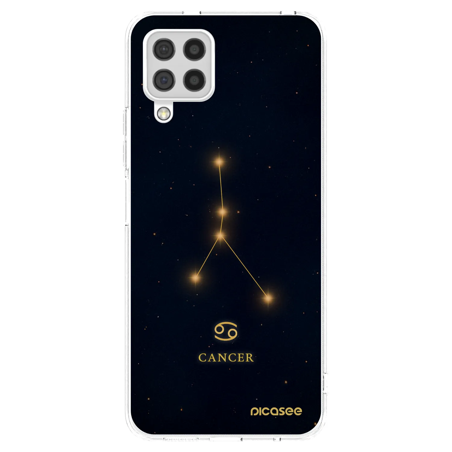 Picasee silikonska prozirna maskica za Samsung Galaxy A22 A225F 4G - CANCER