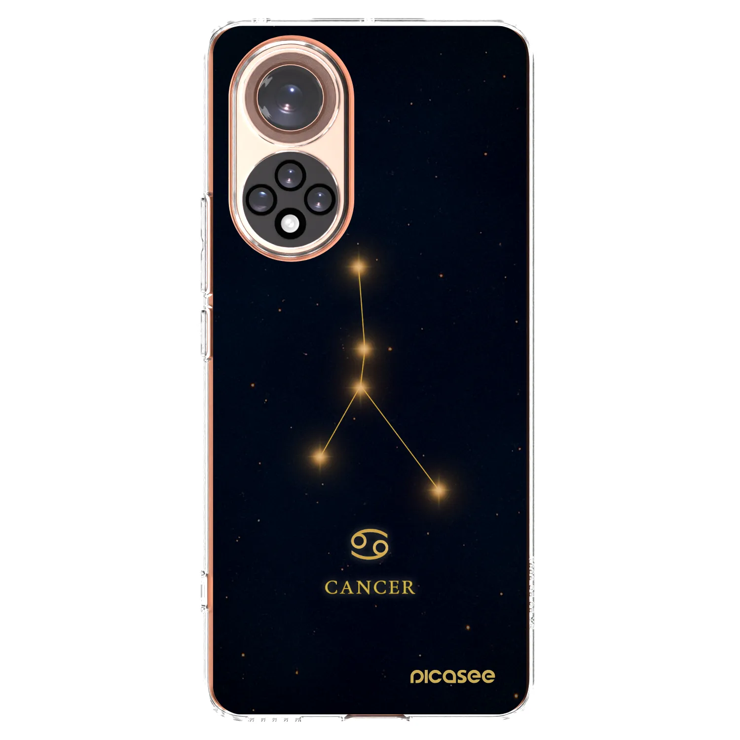 Picasee silikonska prozirna maskica za Honor 50 5G - CANCER