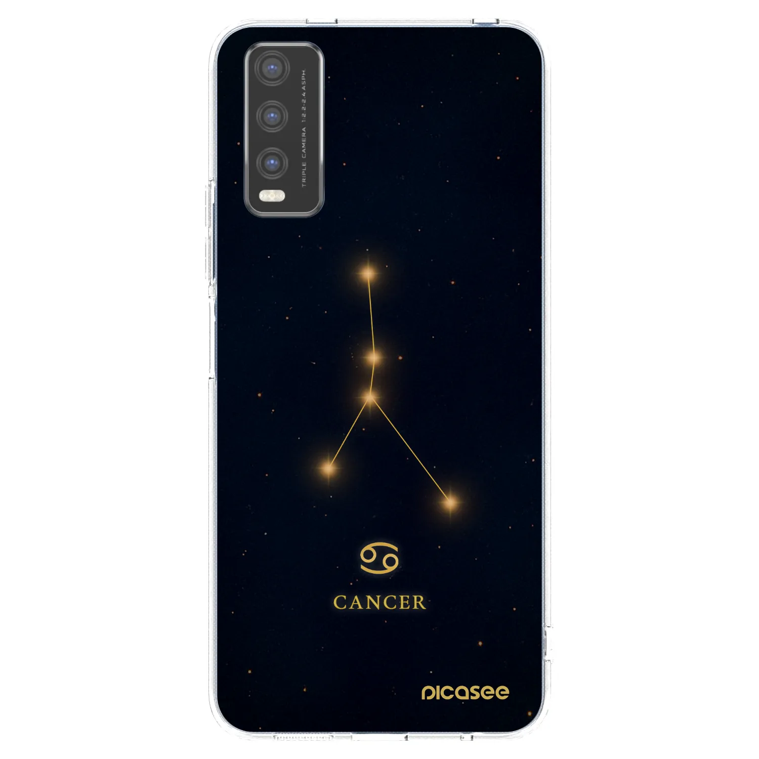 Picasee silikonska prozirna maskica za Vivo Y20s - CANCER