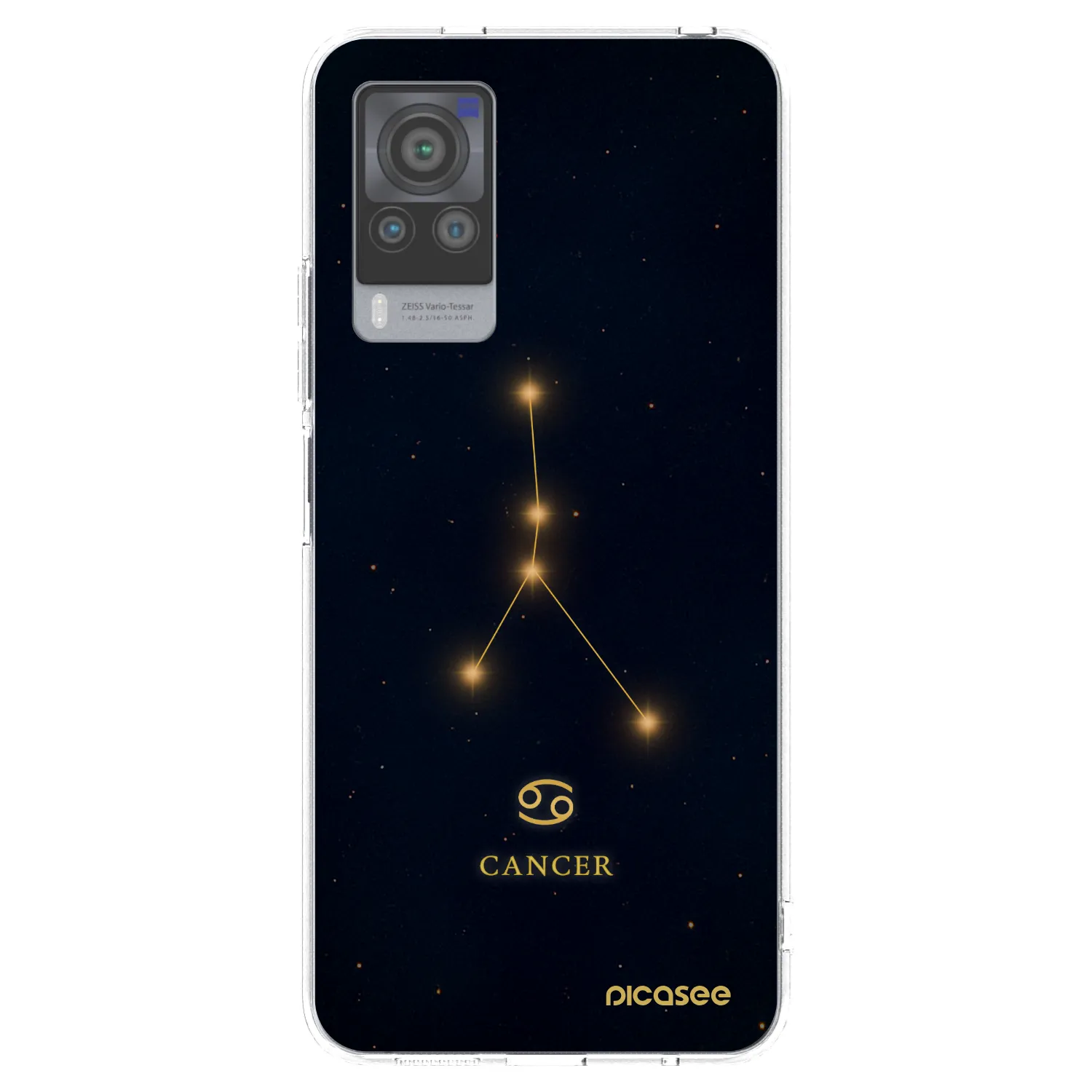 Picasee silikonska prozirna maskica za Vivo X60 Pro 5G - CANCER