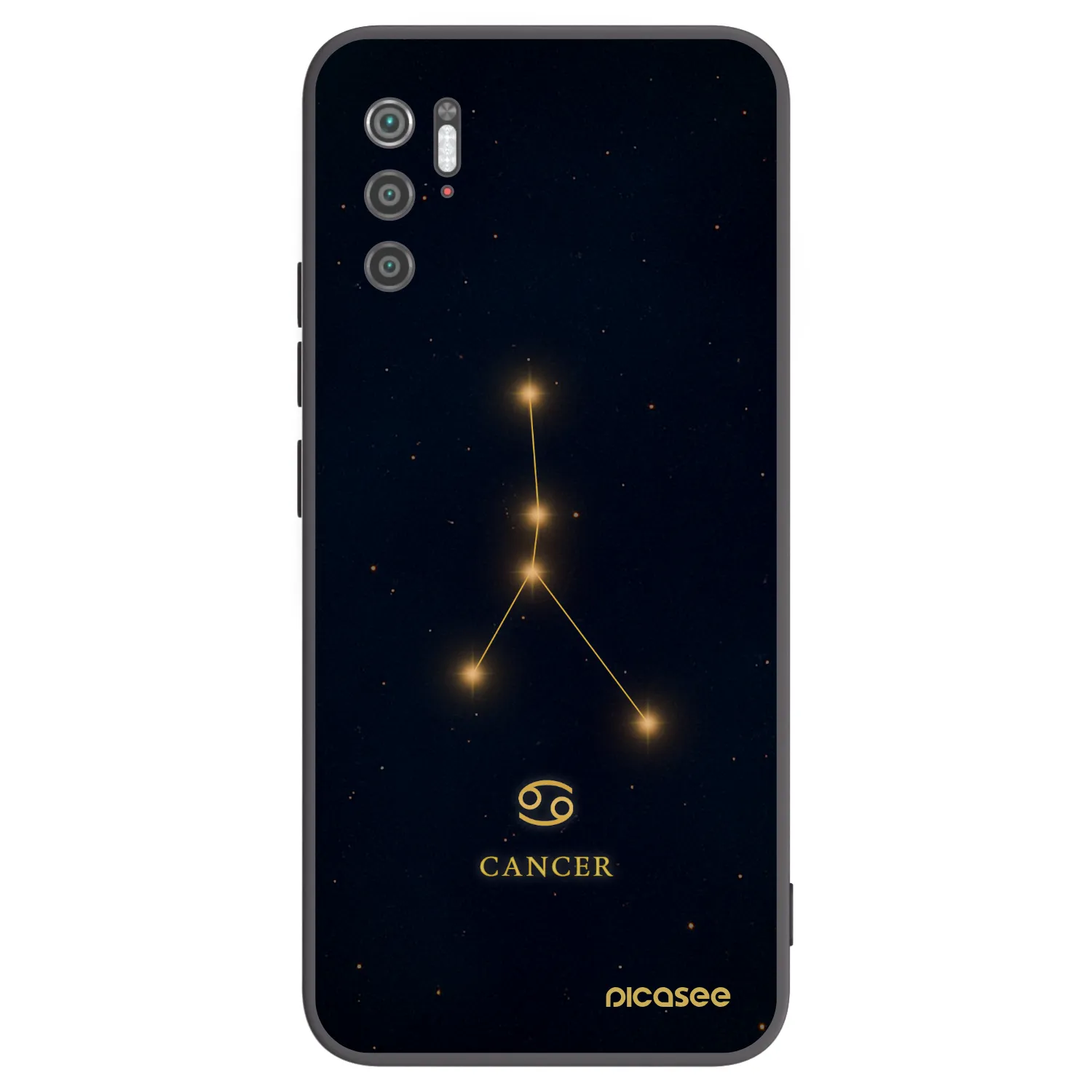Picasee crna silikonska maskica za Xiaomi Poco M3 Pro 5G - CANCER