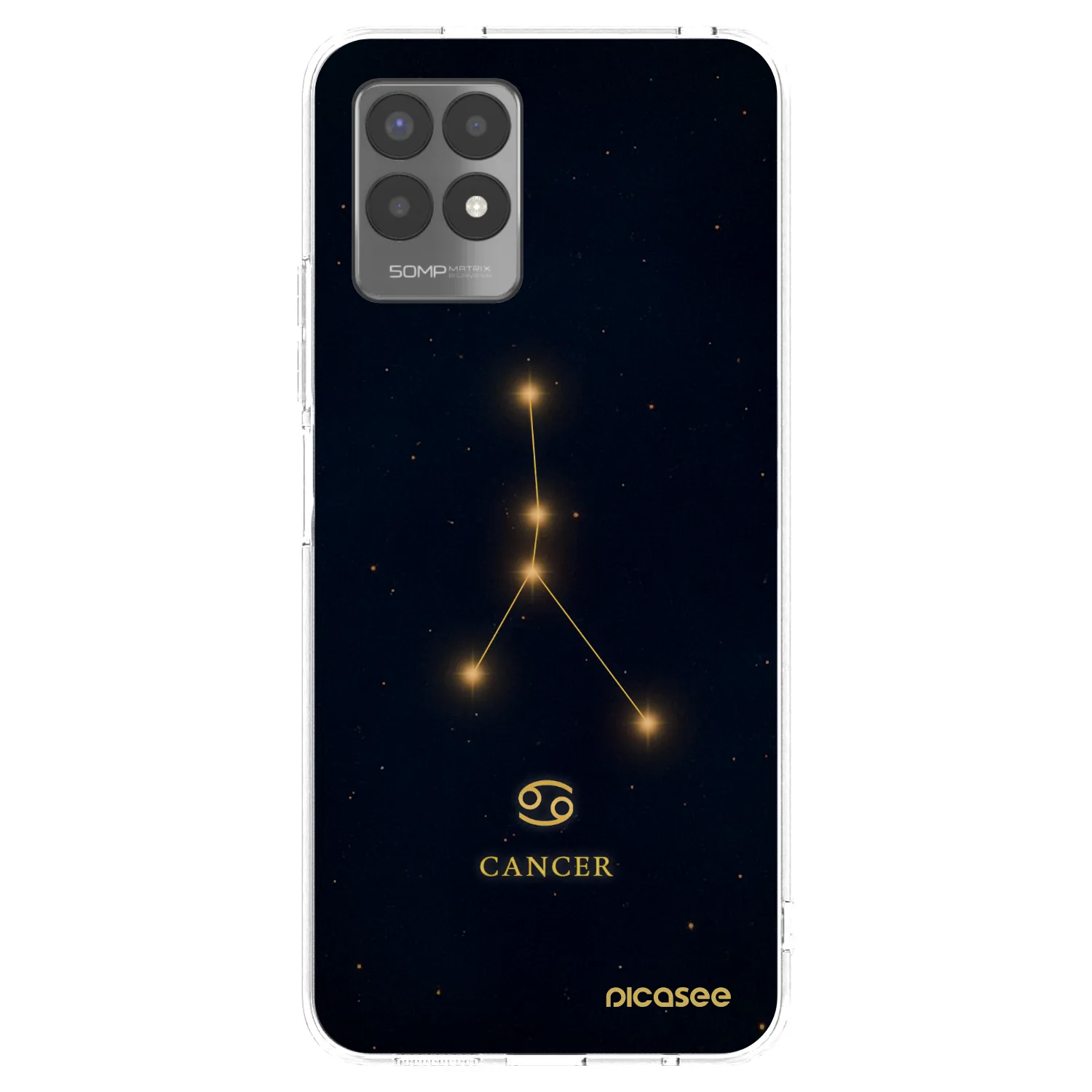 Picasee silikonska prozirna maskica za Realme 8i - CANCER