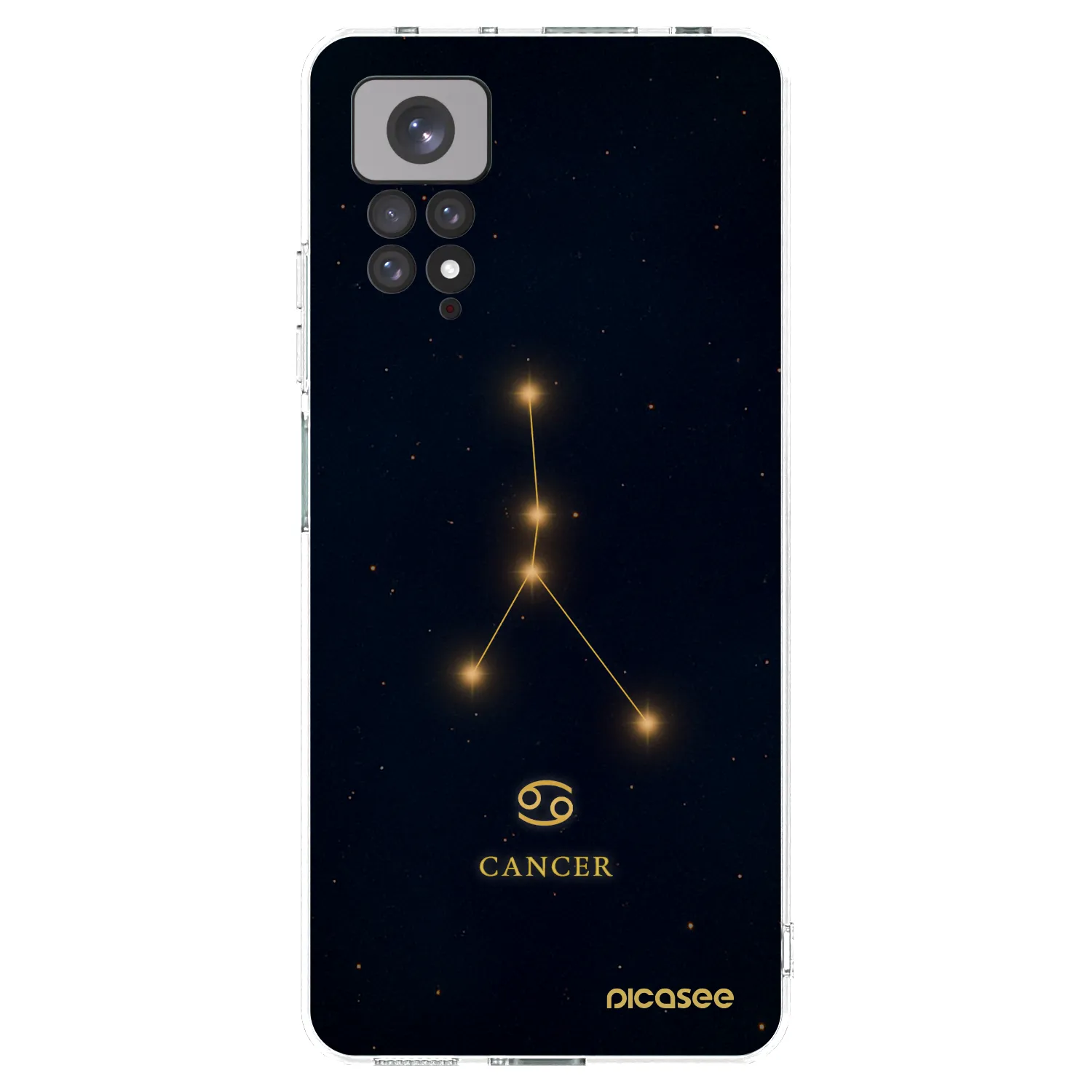 Picasee silikonska prozirna maskica za Xiaomi Redmi Note 11S 4G - CANCER