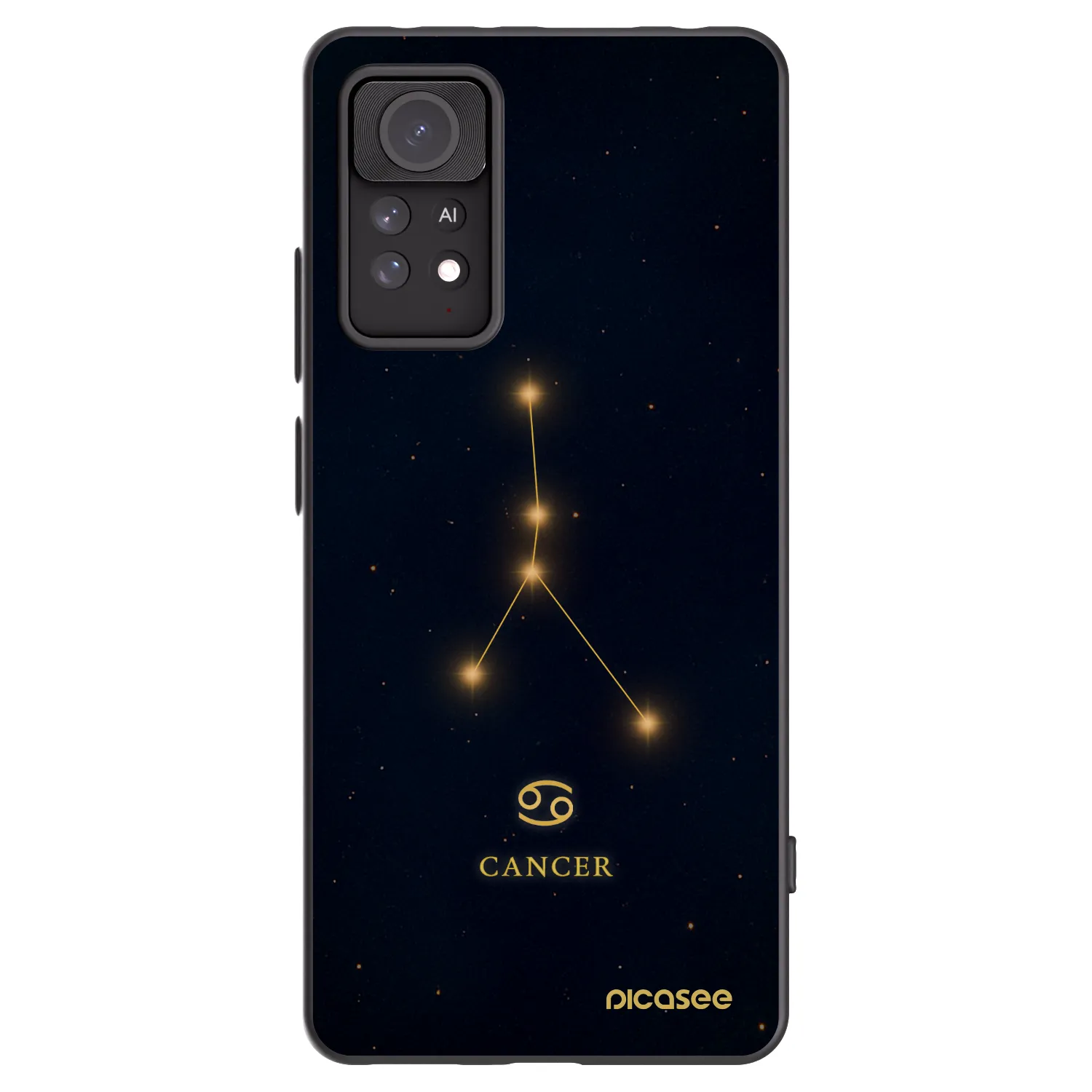 Picasee crna silikonska maskica za Xiaomi Redmi Note 11 Pro - CANCER
