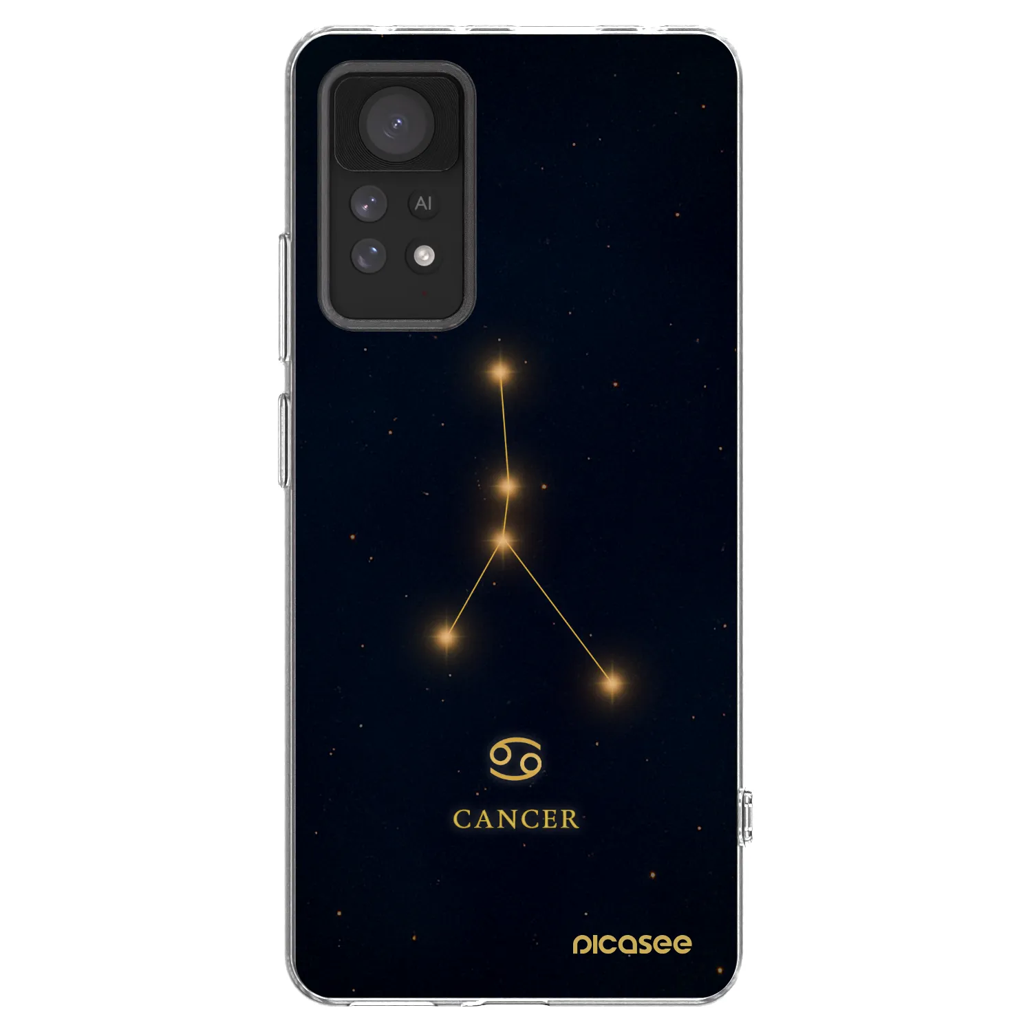 Picasee silikonska prozirna maskica za Xiaomi Redmi Note 11 Pro - CANCER