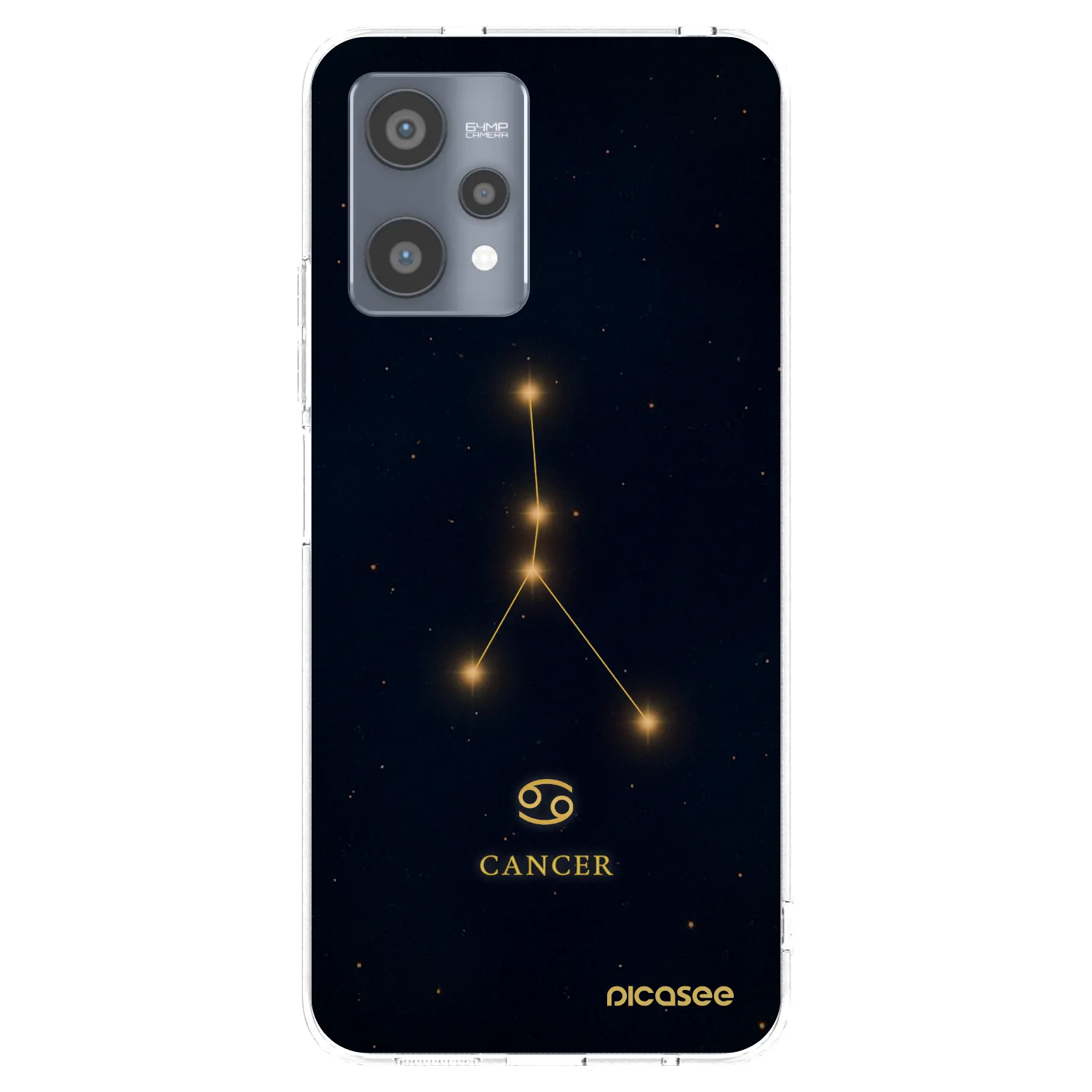 Picasee silikonska prozirna maskica za Realme 9 Pro 5G - CANCER