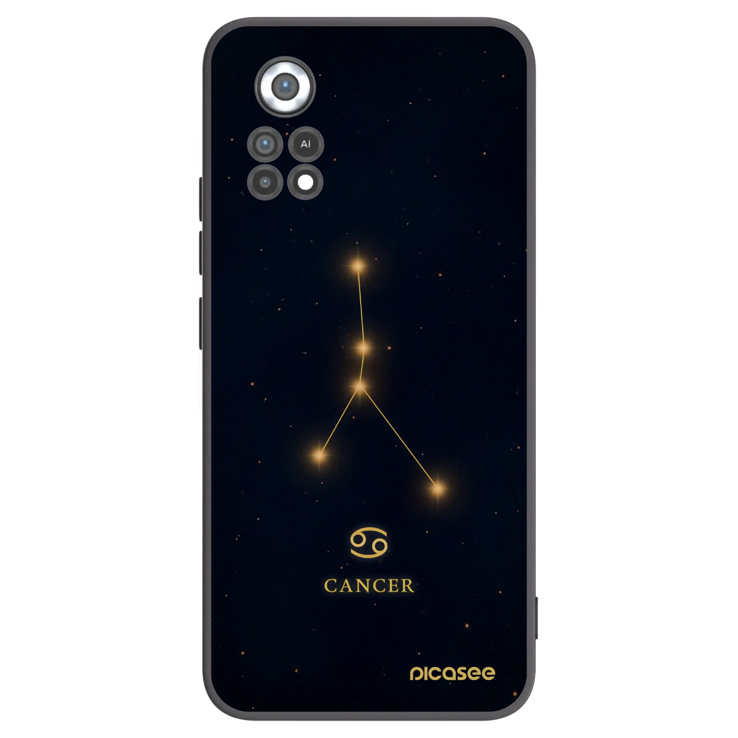 Picasee crna silikonska maskica za Xiaomi Poco X4 Pro 5G - CANCER