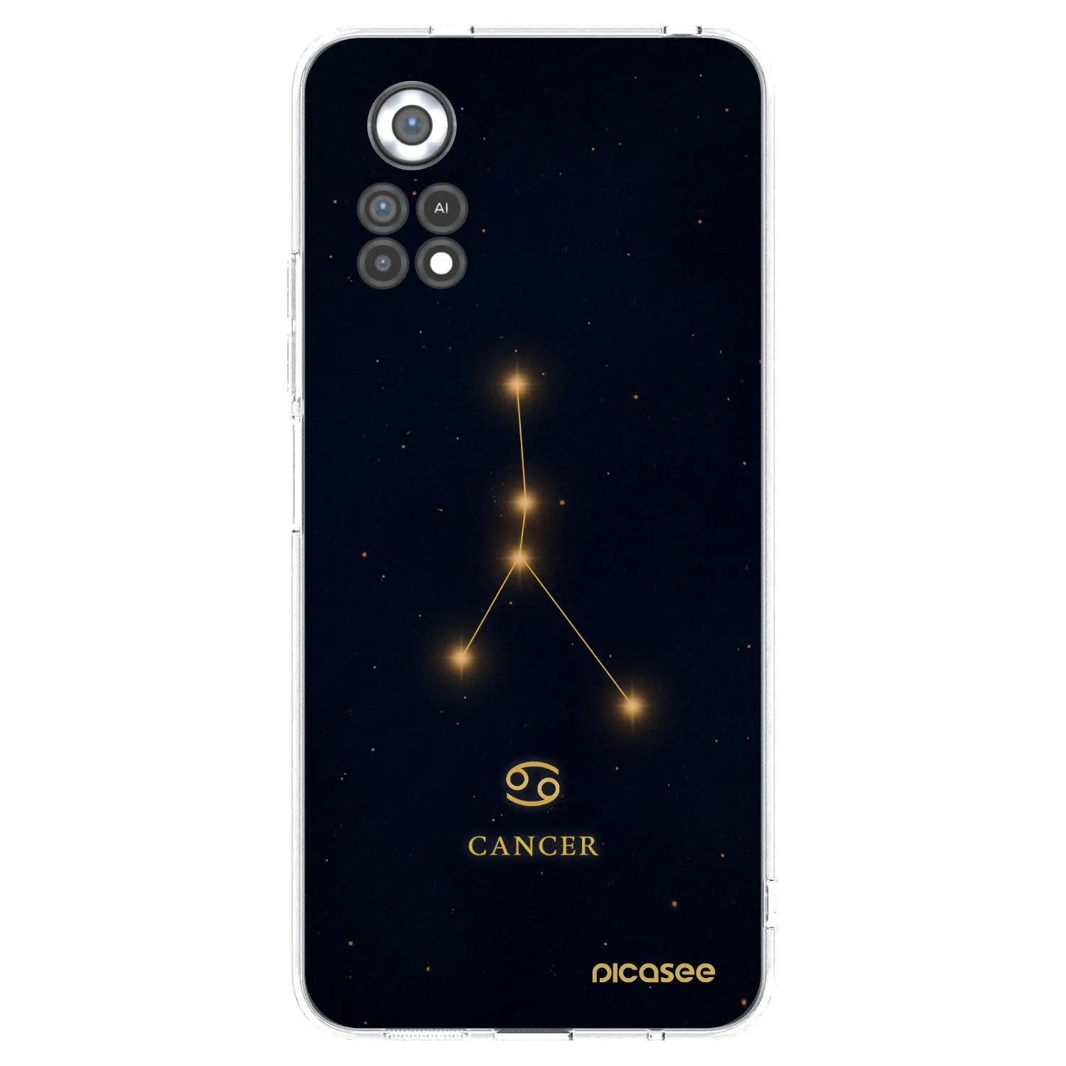 Picasee silikonska prozirna maskica za Xiaomi Poco X4 Pro 5G - CANCER