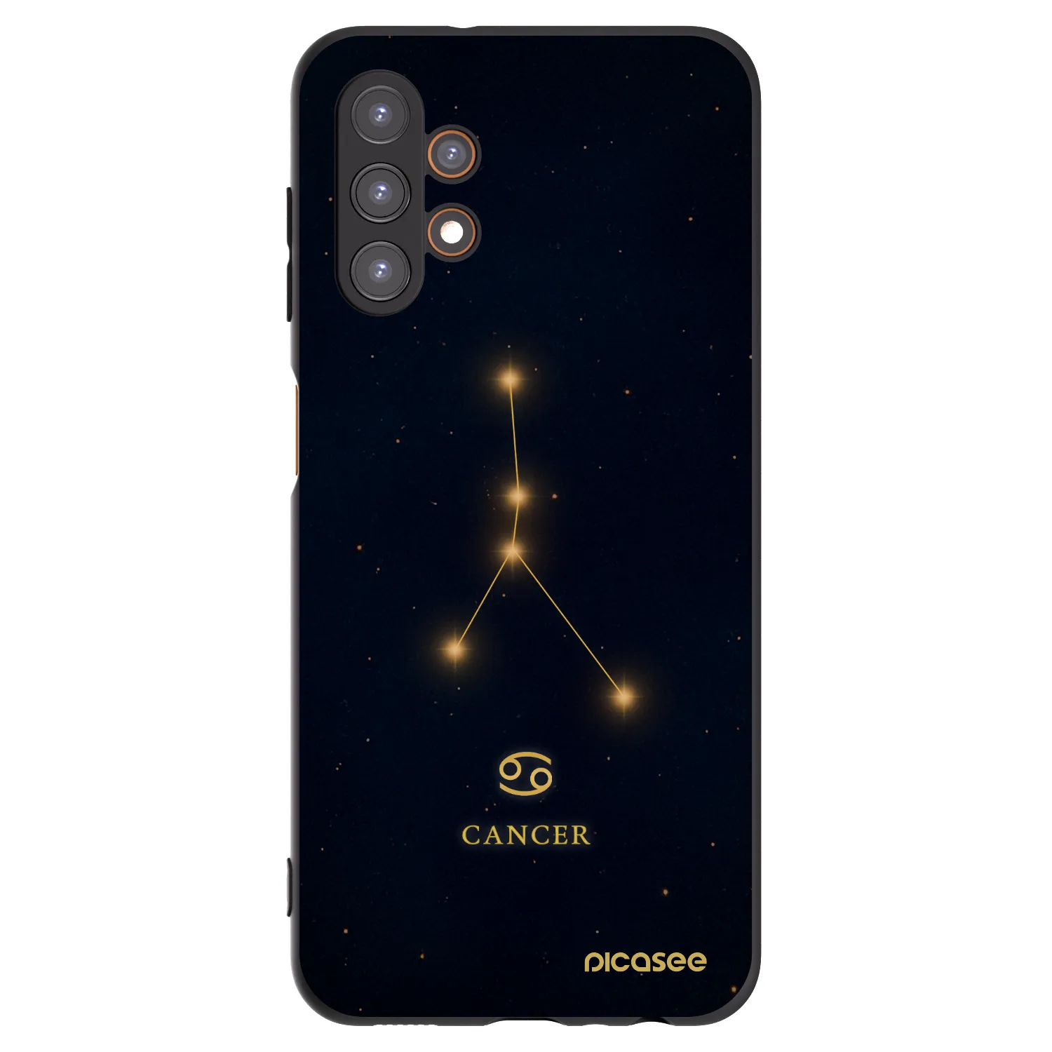 Picasee crna silikonska maskica za Samsung Galaxy A13 4G A135 - CANCER