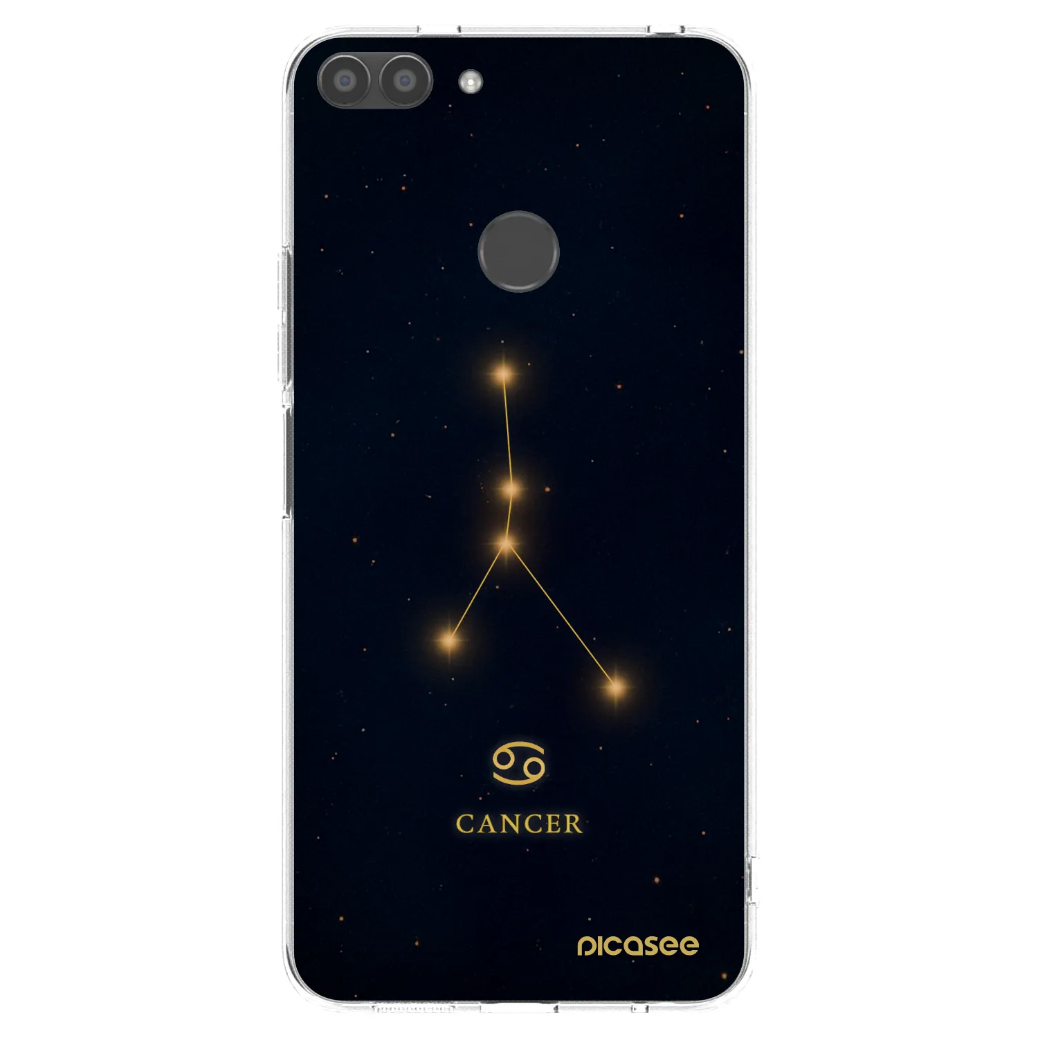 Picasee silikonska prozirna maskica za Huawei P Smart - CANCER