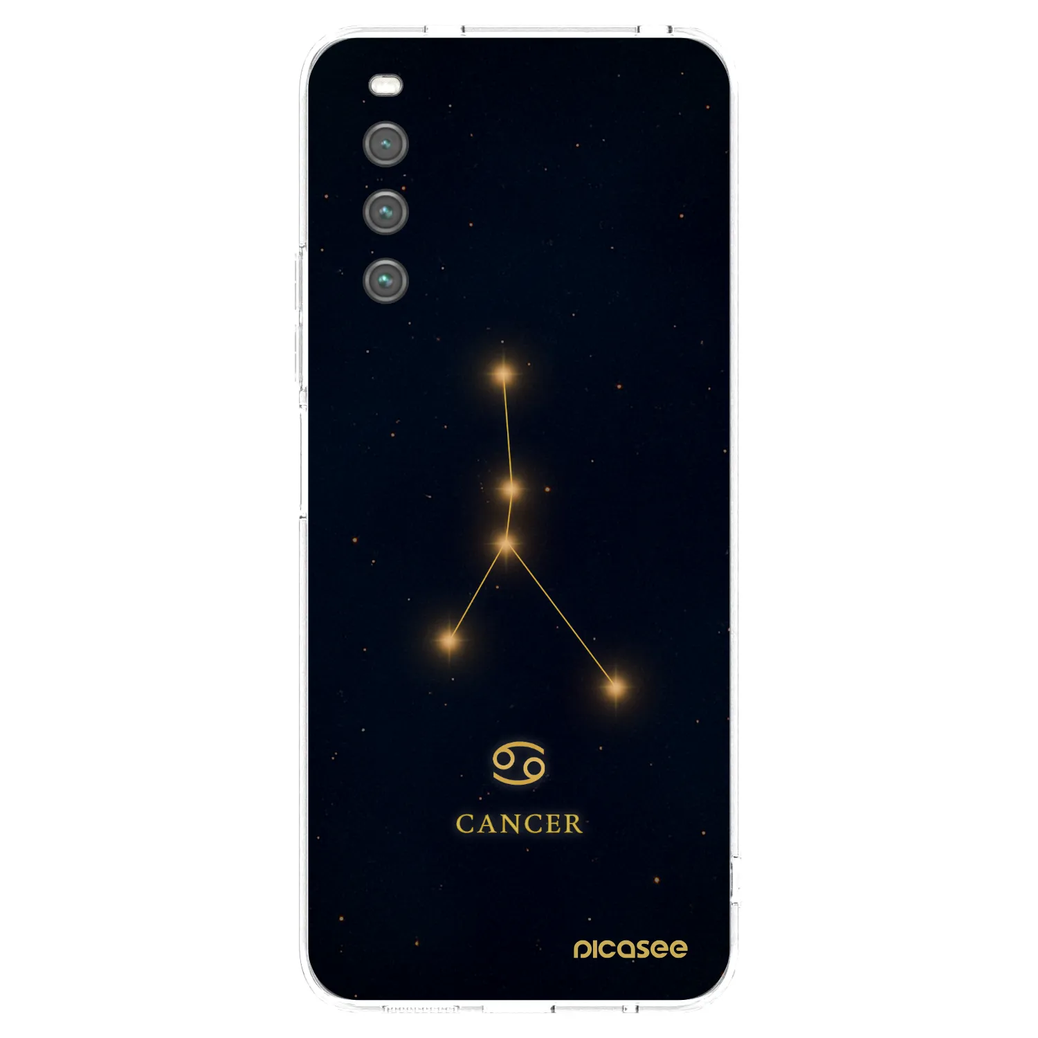 Picasee silikonska prozirna maskica za Sony Xperia 10 IV 5G - CANCER
