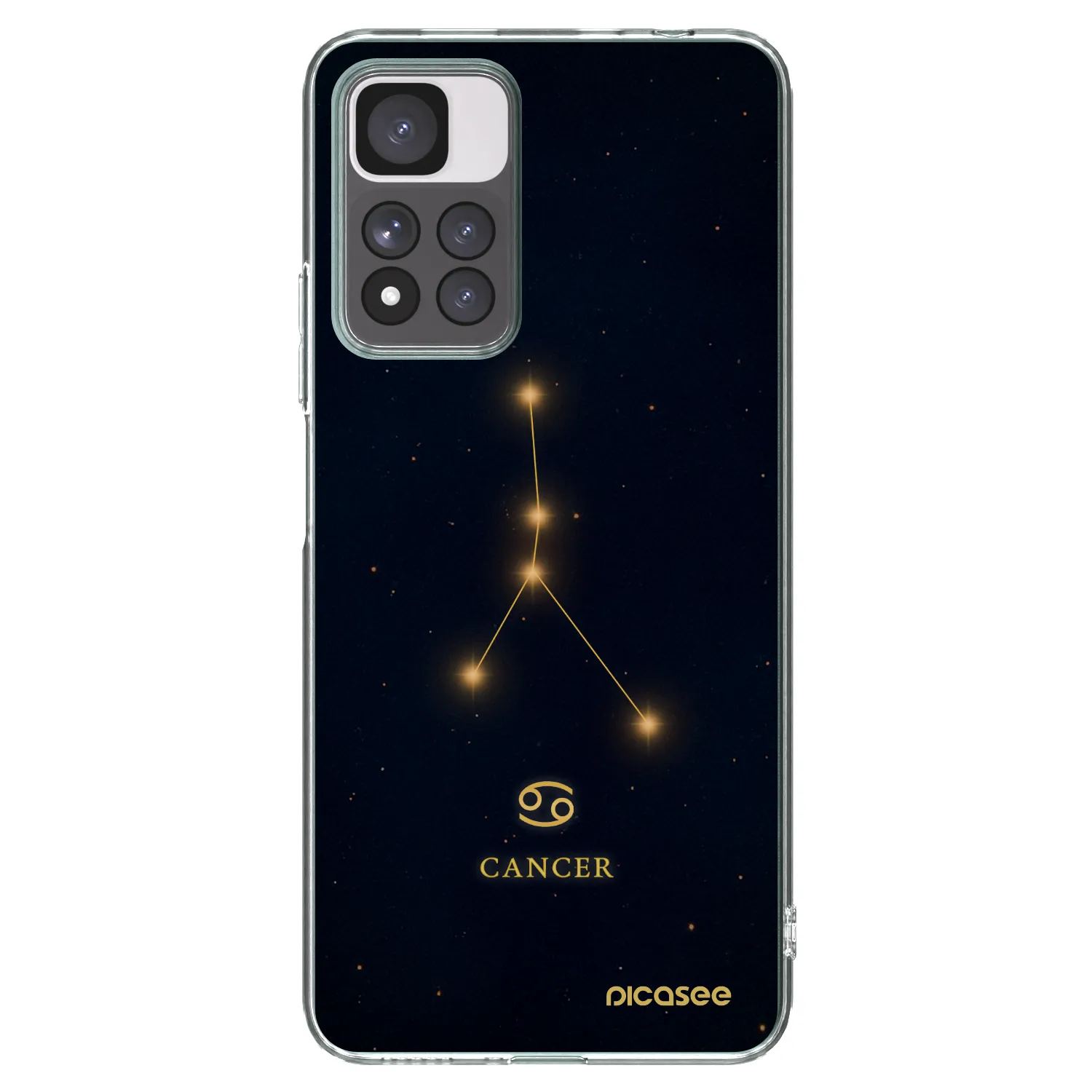 Picasee silikonska prozirna maskica za Xiaomi Redmi Note 11 Pro+ 5G - CANCER