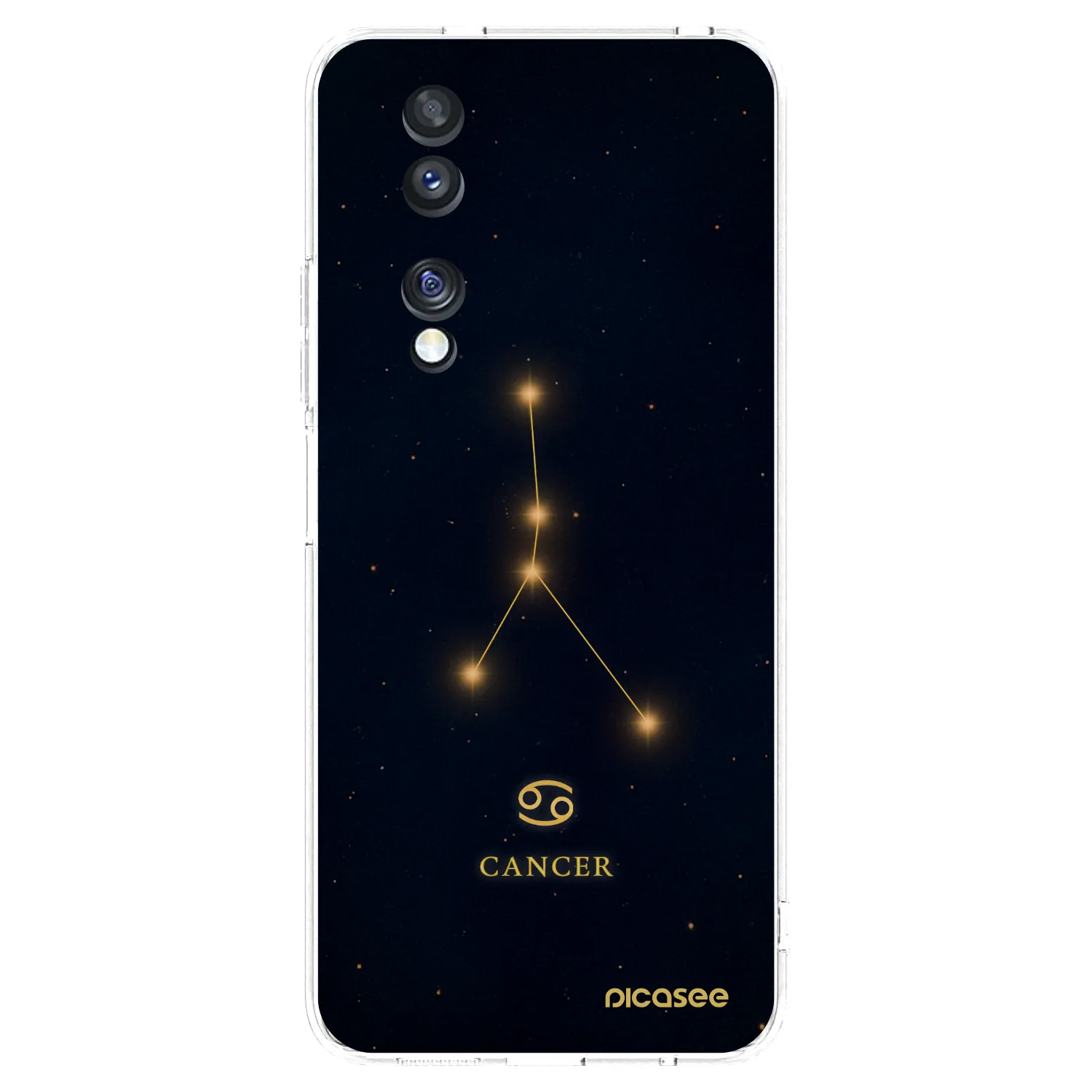Picasee silikonska prozirna maskica za Honor 70 - CANCER