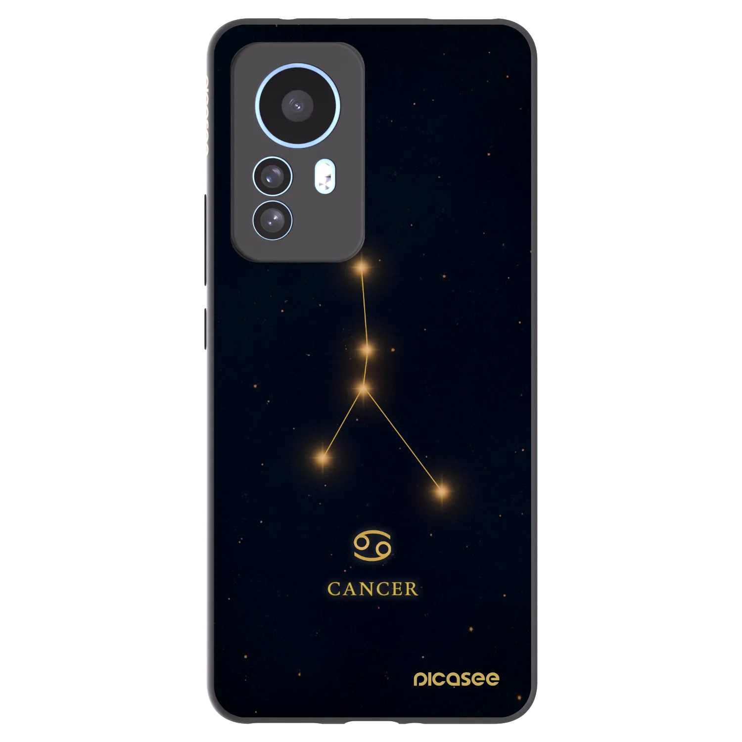 Picasee crna silikonska maskica za Xiaomi 12T Pro - CANCER